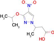 3-(3-isopropoxy-4-nitro-1H-pyrazol-1-yl)butanoic acid