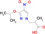 3-(3-isopropoxy-4-nitro-1H-pyrazol-1-yl)-2-methylpropanoic acid