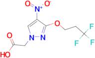 [4-nitro-3-(3,3,3-trifluoropropoxy)-1H-pyrazol-1-yl]acetic acid