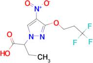 2-[4-nitro-3-(3,3,3-trifluoropropoxy)-1H-pyrazol-1-yl]butanoic acid