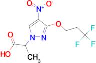 2-[4-nitro-3-(3,3,3-trifluoropropoxy)-1H-pyrazol-1-yl]propanoic acid