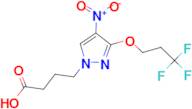 4-[4-nitro-3-(3,3,3-trifluoropropoxy)-1H-pyrazol-1-yl]butanoic acid