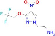 2-[4-nitro-3-(2,2,2-trifluoroethoxy)-1H-pyrazol-1-yl]ethanamine