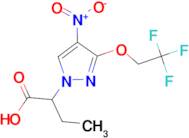 2-[4-nitro-3-(2,2,2-trifluoroethoxy)-1H-pyrazol-1-yl]butanoic acid