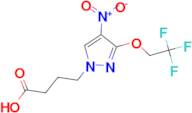 4-[4-nitro-3-(2,2,2-trifluoroethoxy)-1H-pyrazol-1-yl]butanoic acid