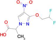 2-[3-(2,2-difluoroethoxy)-4-nitro-1H-pyrazol-1-yl]propanoic acid