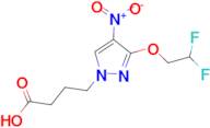 4-[3-(2,2-difluoroethoxy)-4-nitro-1H-pyrazol-1-yl]butanoic acid