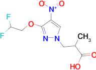 3-[3-(2,2-difluoroethoxy)-4-nitro-1H-pyrazol-1-yl]-2-methylpropanoic acid