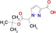 1-(2-tert-butoxy-1-methyl-2-oxoethyl)-1H-pyrazole-3-carboxylic acid