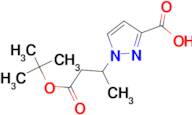 1-(3-tert-butoxy-1-methyl-3-oxopropyl)-1H-pyrazole-3-carboxylic acid