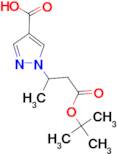 1-(3-tert-butoxy-1-methyl-3-oxopropyl)-1H-pyrazole-4-carboxylic acid