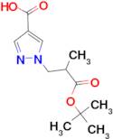 1-(3-tert-butoxy-2-methyl-3-oxopropyl)-1H-pyrazole-4-carboxylic acid