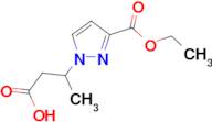 3-[3-(ethoxycarbonyl)-1H-pyrazol-1-yl]butanoic acid