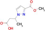 3-[3-(methoxycarbonyl)-1H-pyrazol-1-yl]butanoic acid