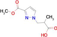 3-[3-(methoxycarbonyl)-1H-pyrazol-1-yl]-2-methylpropanoic acid