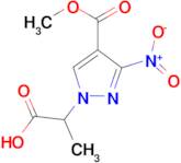 2-[4-(methoxycarbonyl)-3-nitro-1H-pyrazol-1-yl]propanoic acid