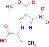 2-[4-(methoxycarbonyl)-3-nitro-1H-pyrazol-1-yl]butanoic acid