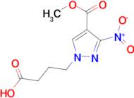 4-[4-(methoxycarbonyl)-3-nitro-1H-pyrazol-1-yl]butanoic acid