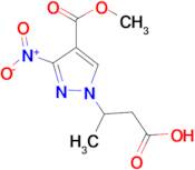 3-[4-(methoxycarbonyl)-3-nitro-1H-pyrazol-1-yl]butanoic acid