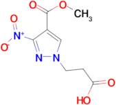 3-[4-(methoxycarbonyl)-3-nitro-1H-pyrazol-1-yl]propanoic acid