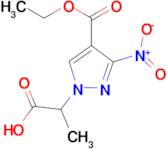 2-[4-(ethoxycarbonyl)-3-nitro-1H-pyrazol-1-yl]propanoic acid