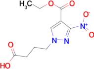 4-[4-(ethoxycarbonyl)-3-nitro-1H-pyrazol-1-yl]butanoic acid