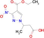 3-[4-(ethoxycarbonyl)-3-nitro-1H-pyrazol-1-yl]butanoic acid