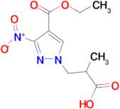 3-[4-(ethoxycarbonyl)-3-nitro-1H-pyrazol-1-yl]-2-methylpropanoic acid