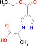 2-[4-(ethoxycarbonyl)-1H-pyrazol-1-yl]propanoic acid