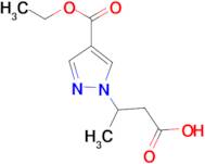 3-[4-(ethoxycarbonyl)-1H-pyrazol-1-yl]butanoic acid