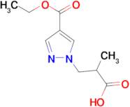 3-[4-(ethoxycarbonyl)-1H-pyrazol-1-yl]-2-methylpropanoic acid