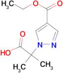 2-[4-(ethoxycarbonyl)-1H-pyrazol-1-yl]-2-methylpropanoic acid