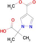 2-[4-(methoxycarbonyl)-1H-pyrazol-1-yl]-2-methylpropanoic acid