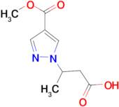 3-[4-(methoxycarbonyl)-1H-pyrazol-1-yl]butanoic acid