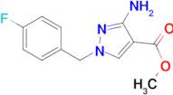 methyl 3-amino-1-(4-fluorobenzyl)-1H-pyrazole-4-carboxylate