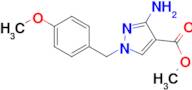 methyl 3-amino-1-(4-methoxybenzyl)-1H-pyrazole-4-carboxylate