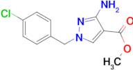 methyl 3-amino-1-(4-chlorobenzyl)-1H-pyrazole-4-carboxylate