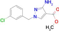 methyl 3-amino-1-(3-chlorobenzyl)-1H-pyrazole-4-carboxylate