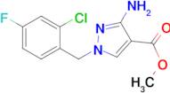 methyl 3-amino-1-(2-chloro-4-fluorobenzyl)-1H-pyrazole-4-carboxylate