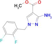 methyl 3-amino-1-(2,3-difluorobenzyl)-1H-pyrazole-4-carboxylate