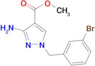 methyl 3-amino-1-(3-bromobenzyl)-1H-pyrazole-4-carboxylate