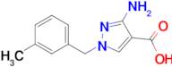 3-amino-1-(3-methylbenzyl)-1H-pyrazole-4-carboxylic acid