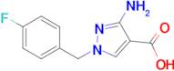 3-amino-1-(4-fluorobenzyl)-1H-pyrazole-4-carboxylic acid