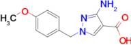 3-amino-1-(4-methoxybenzyl)-1H-pyrazole-4-carboxylic acid