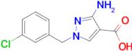 3-amino-1-(3-chlorobenzyl)-1H-pyrazole-4-carboxylic acid