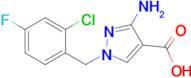 3-amino-1-(2-chloro-4-fluorobenzyl)-1H-pyrazole-4-carboxylic acid