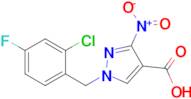 1-(2-chloro-4-fluorobenzyl)-3-nitro-1H-pyrazole-4-carboxylic acid