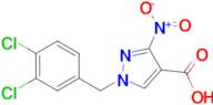 1-(3,4-dichlorobenzyl)-3-nitro-1H-pyrazole-4-carboxylic acid