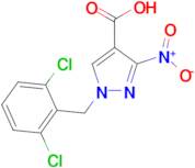 1-(2,6-dichlorobenzyl)-3-nitro-1H-pyrazole-4-carboxylic acid