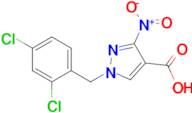 1-(2,4-dichlorobenzyl)-3-nitro-1H-pyrazole-4-carboxylic acid